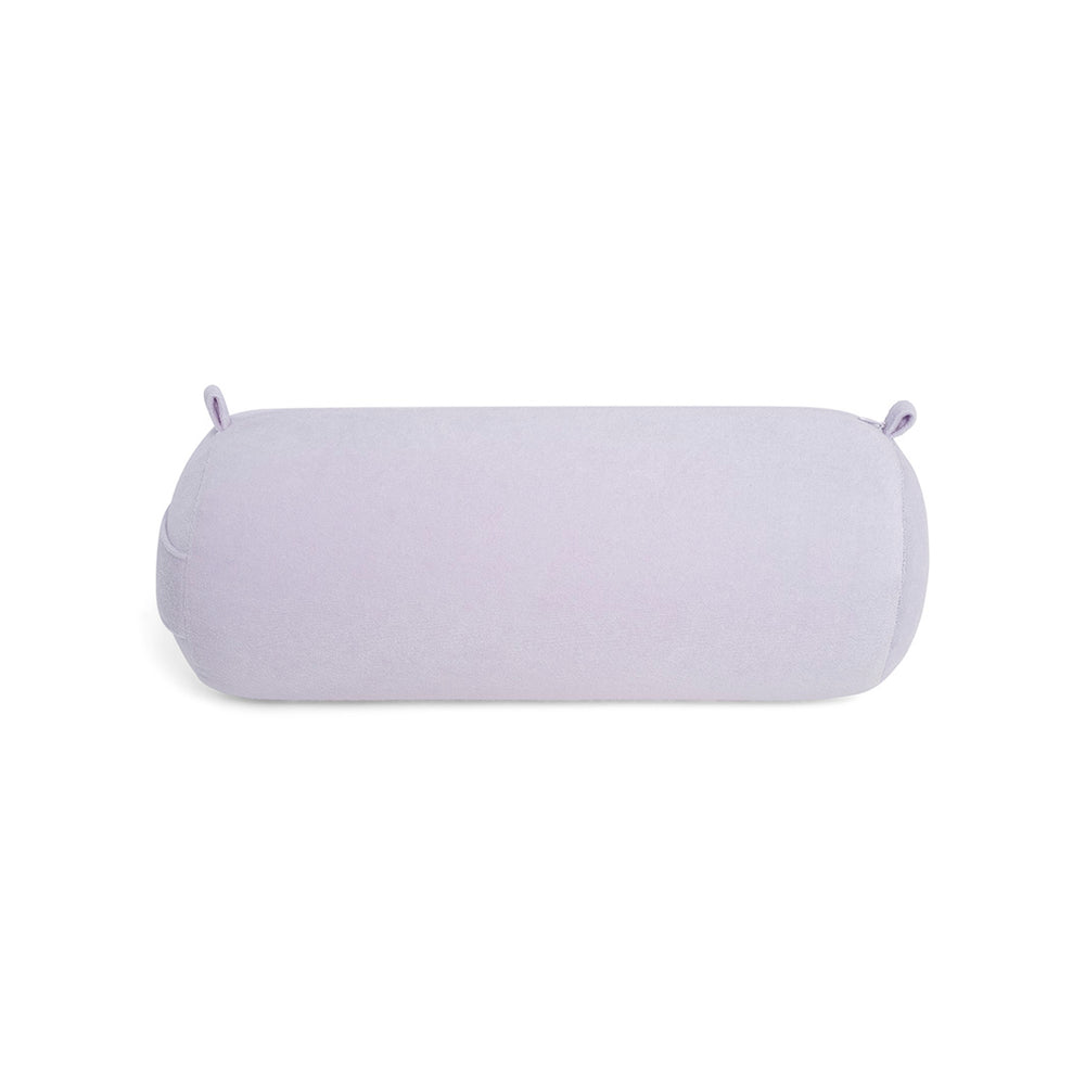 Cancer Council | Terry Towelling Inflatable Beach Pillow - Front | Purple | UPF50+ Protection