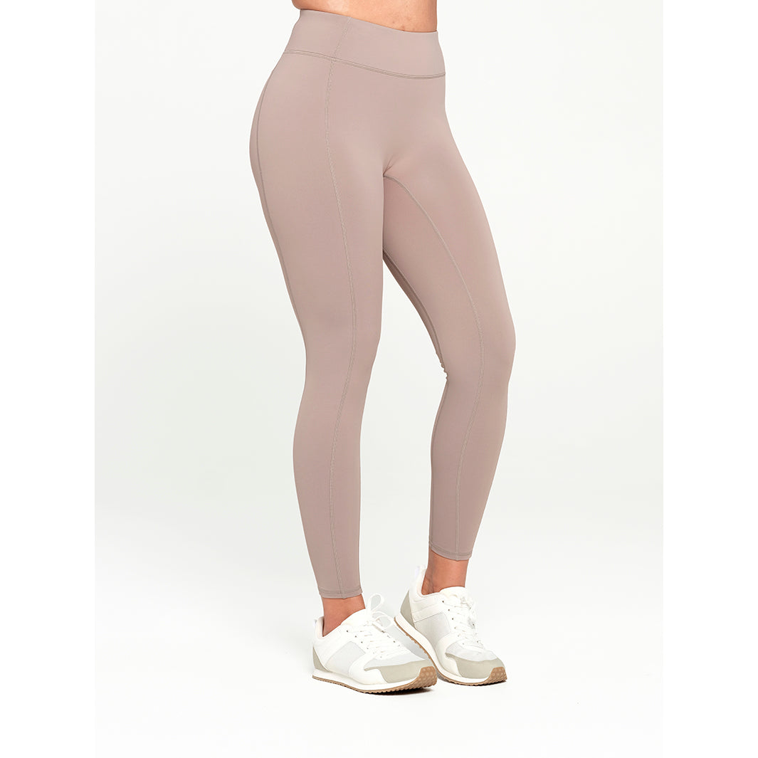 Cancer Council | Womens Base Legging - Side | Fallen Rock | UPF50+ Protection