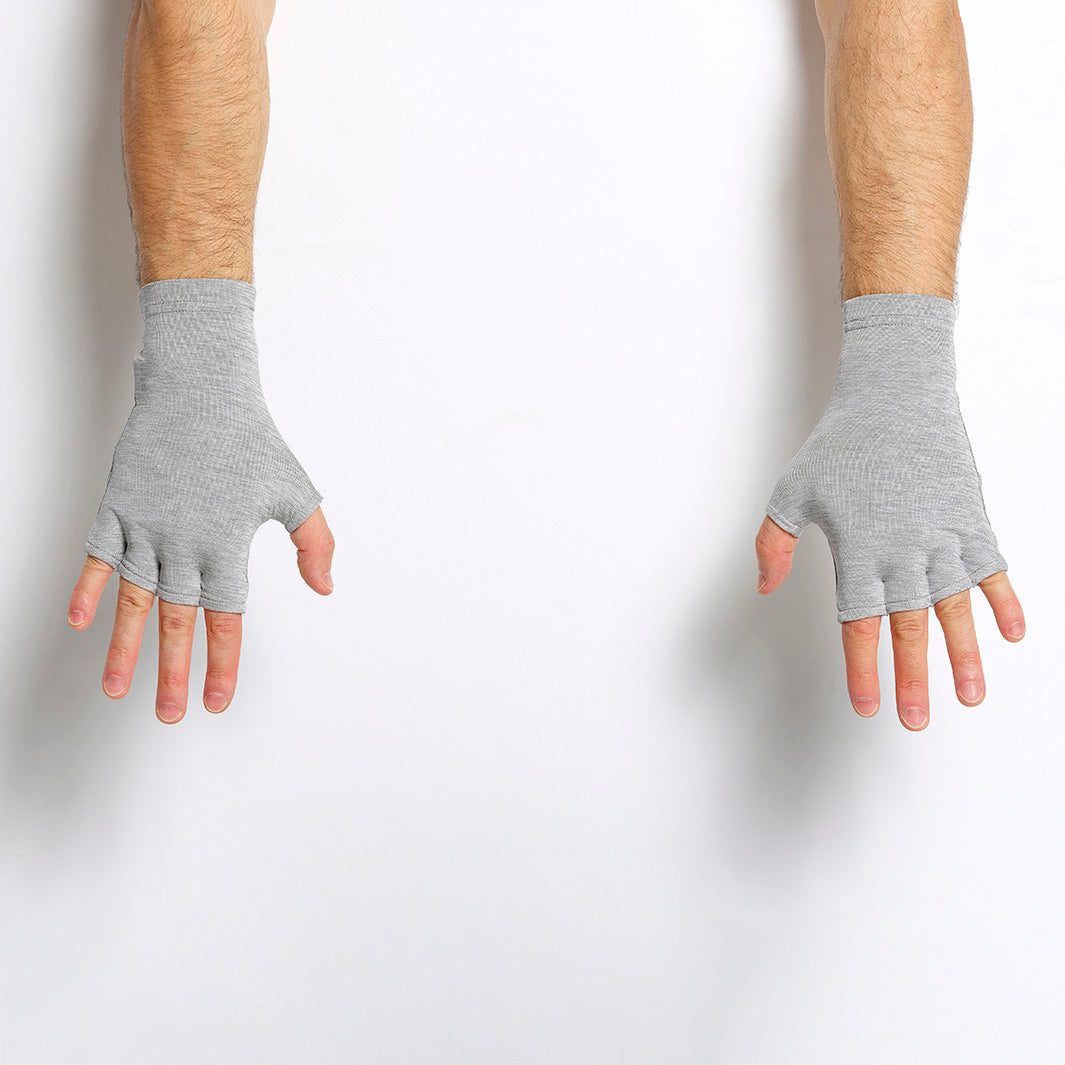Active UV Gloves - Light Grey Marle