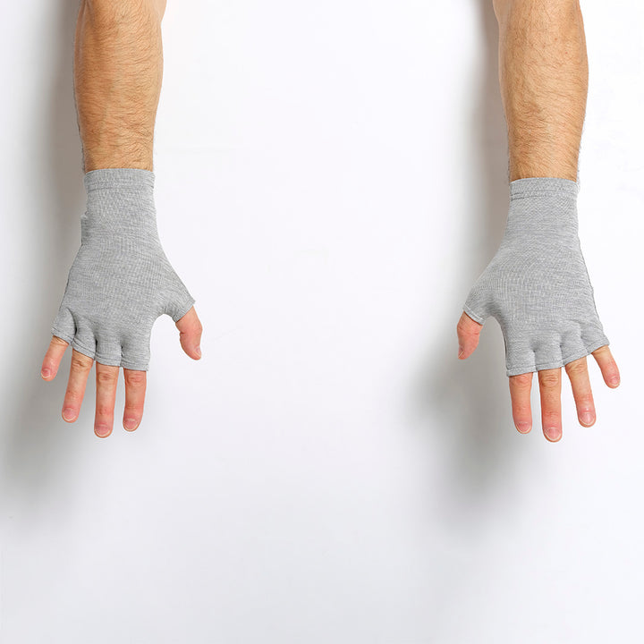 Active UV Gloves - Light Grey Marle