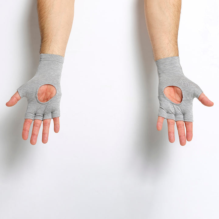 Active UV Gloves - Light Grey Marle