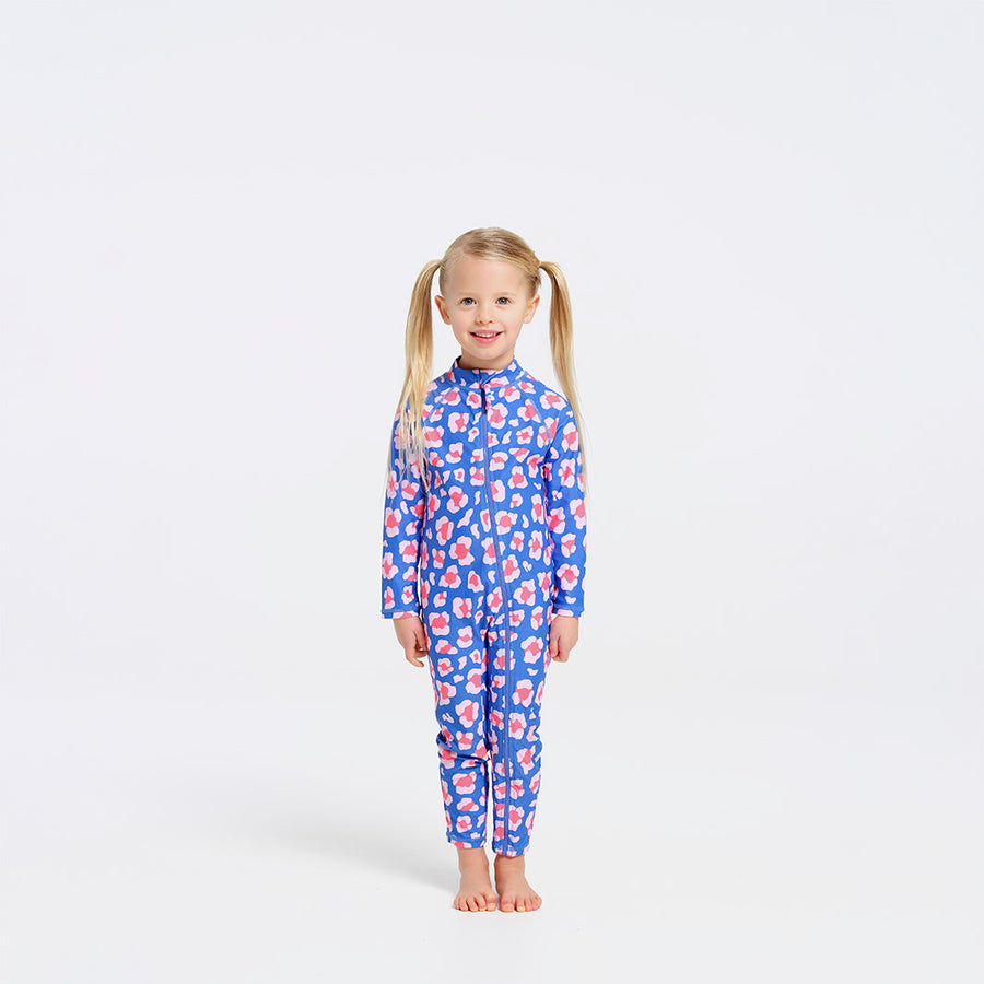 Cancer Council | Bloom Swim Zip Suit | Front | UPF50+ Protection