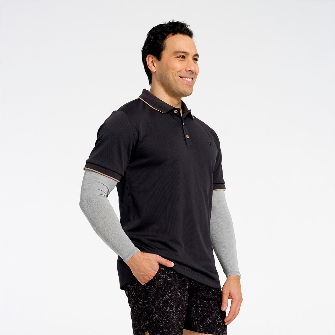 Cancer Council | Active Sleeve Set | Light Grey Marle | UPF50+ Protection