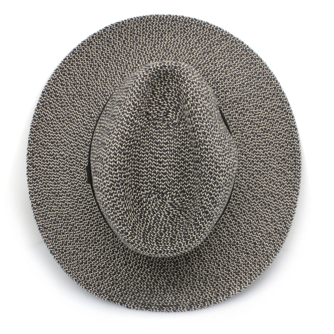 Cancer Council | Outback Lightweight Fedora - Top | Grey/Black | UPF50+ Protection