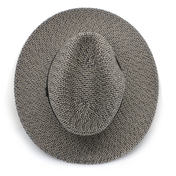 Cancer Council | Outback Lightweight Fedora - Top | Grey/Black | UPF50+ Protection