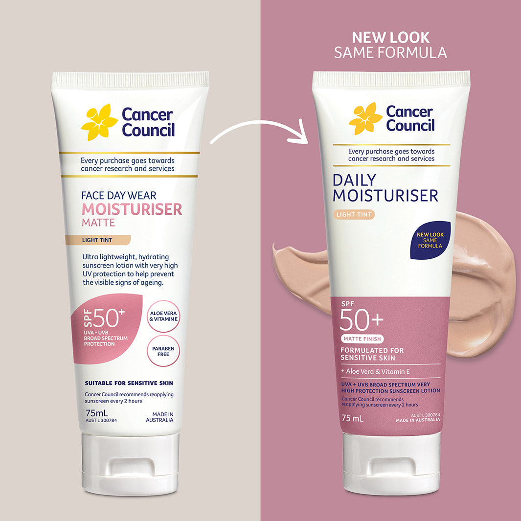 Daily Moisturiser Light Tint SPF50+ 75ml | Update