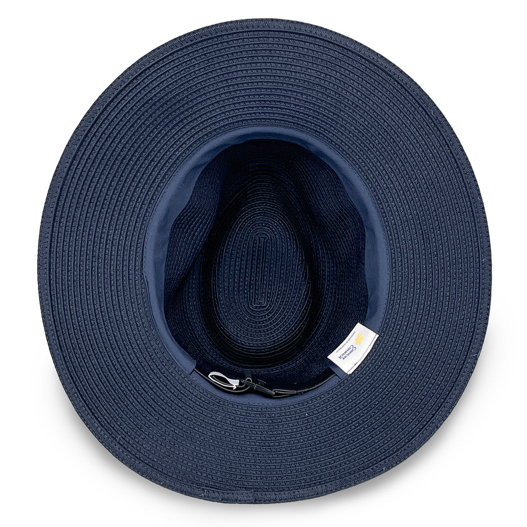 Cancer Council | Sherry Fedora Hat - Under Brim | Navy | UPF50+ Protection