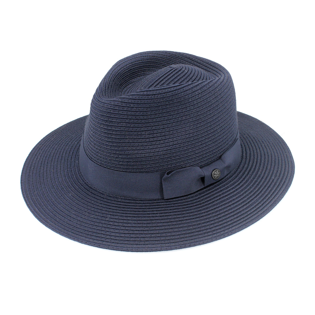 Cancer Council | Sherry Fedora Hat - Angle | Navy | UPF50+ Protection