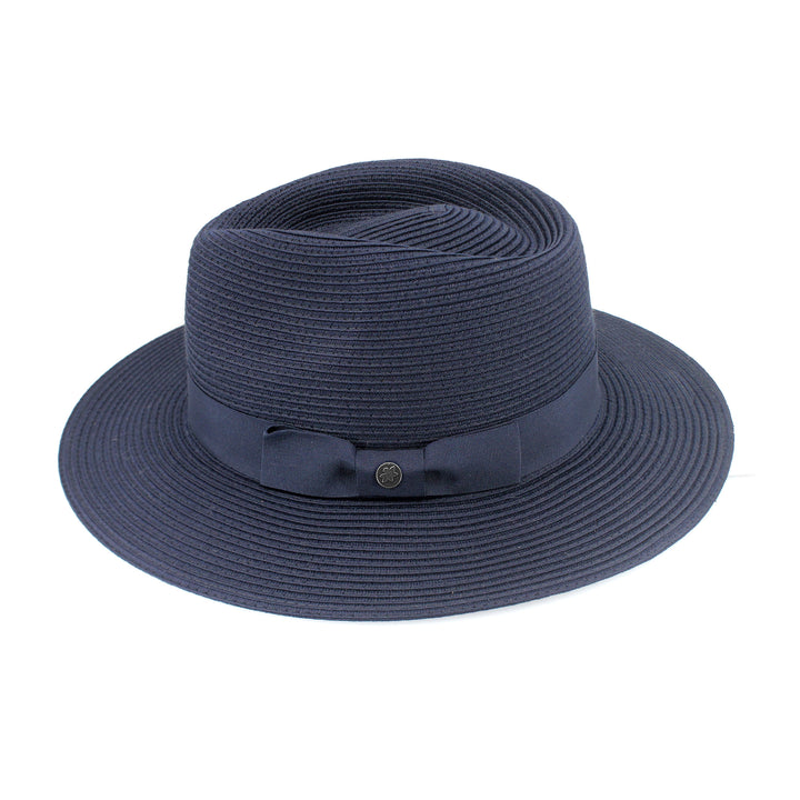 Cancer Council | Sherry Fedora Hat - Side | Navy | UPF50+ Protection