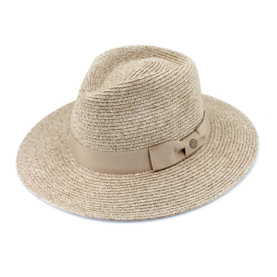 Cancer Council | Sherry Fedora Hat - Angle | Oatmeal | UPF50+ Protection