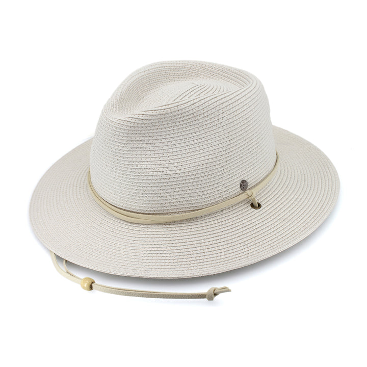 Cancer Council | Jody Fedora Hat - Angle | Ivory | UPF50+ Protection