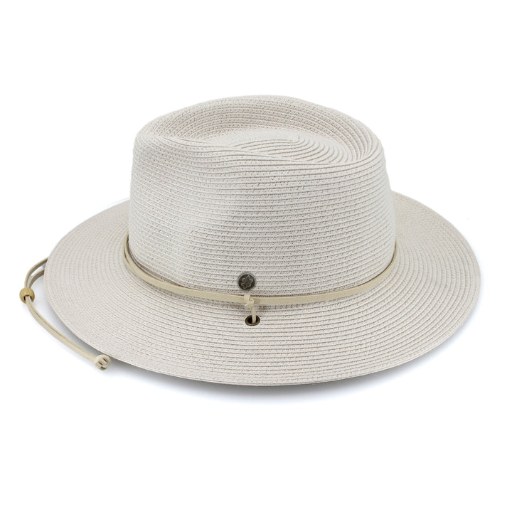 Cancer Council | Jody Fedora Hat - Side | Ivory | UPF50+ Protection
