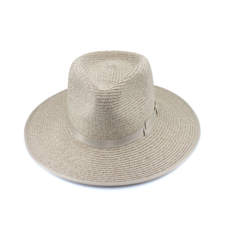 Cancer Council | Linda Fedora Hat - Front | Mixed Camel | UPF50+ Protection