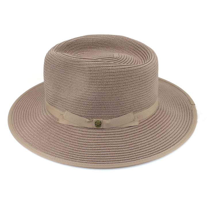 Cancer Council | Linda Fedora Hat - Side | Taupe | UPF50+ Protection