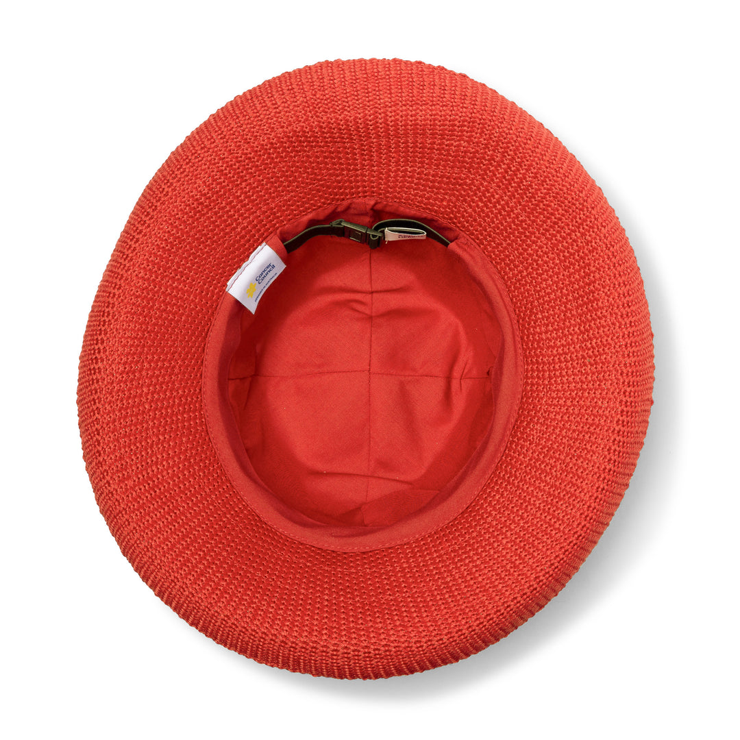 Cancer Council | Classic Breton Hat - Under Brim | Dark Orange | UPF50+