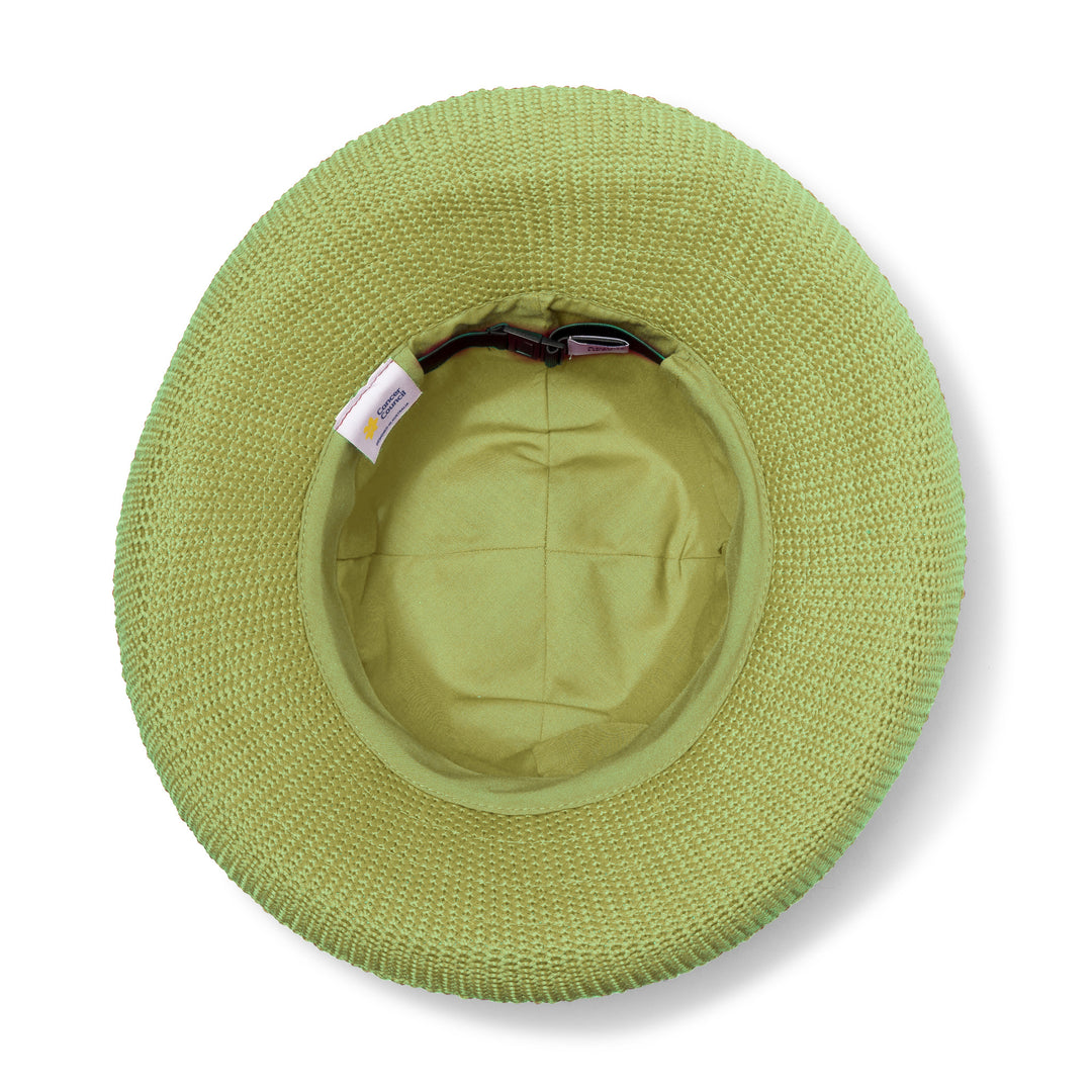Cancer Council | Classic Breton Hat - Under Brim | Lime Green | UPF50+ Protection