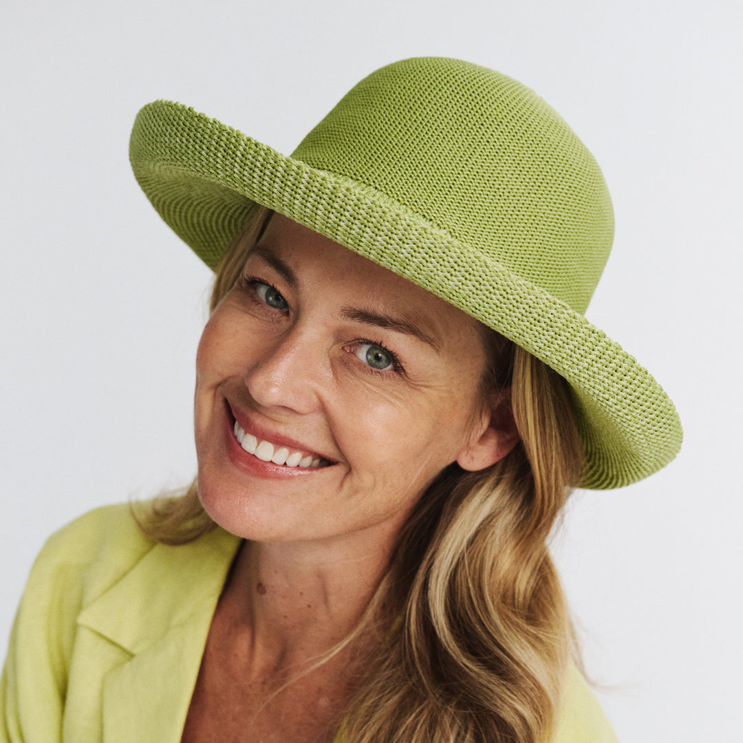 Cancer Council | Classic Breton Hat - Lifestyle | Lime Green | UPF50+ Protection