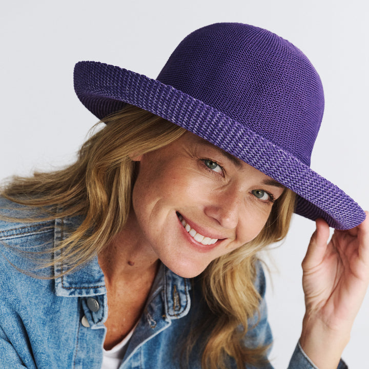 Cancer Council | Classic Breton Hat - Lifestyle | Purple | UPF50+ Protection