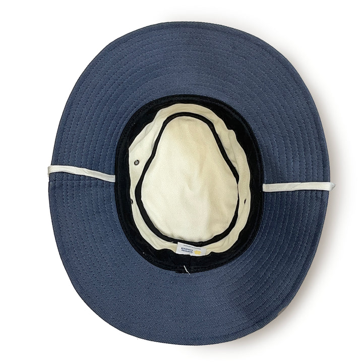 Cancer Council | Alan Cricket Hat - Under Brim | Cream/Navy | UPF50+ Protection