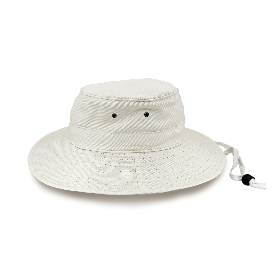 Cancer Council | Alan Cricket Hat - Side | Cream/Navy | UPF50+ Protection