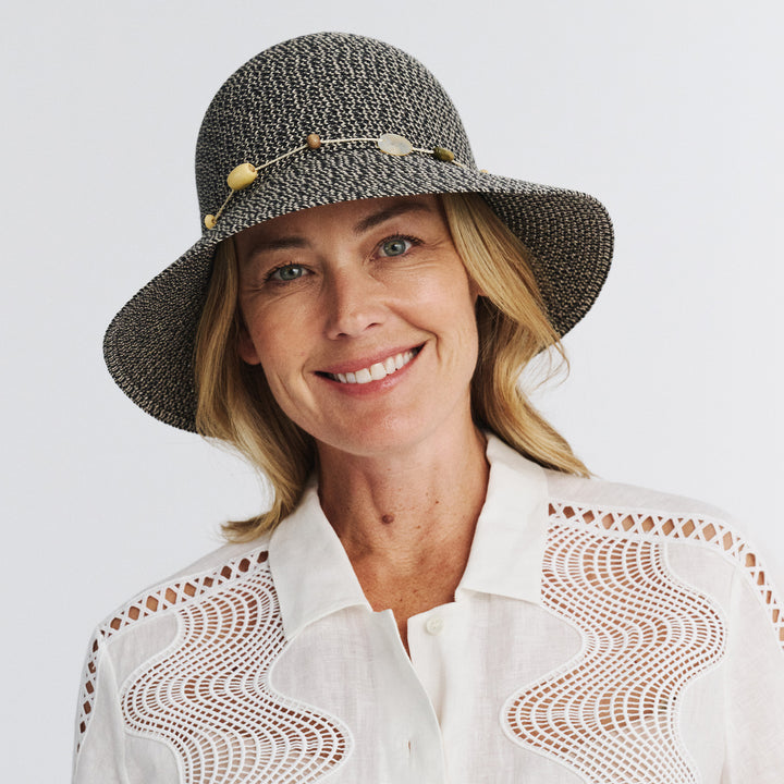 Cancer Council | Bohemian Bucket Hat - Lifestyle | Charcoal | UPF50+ Protection