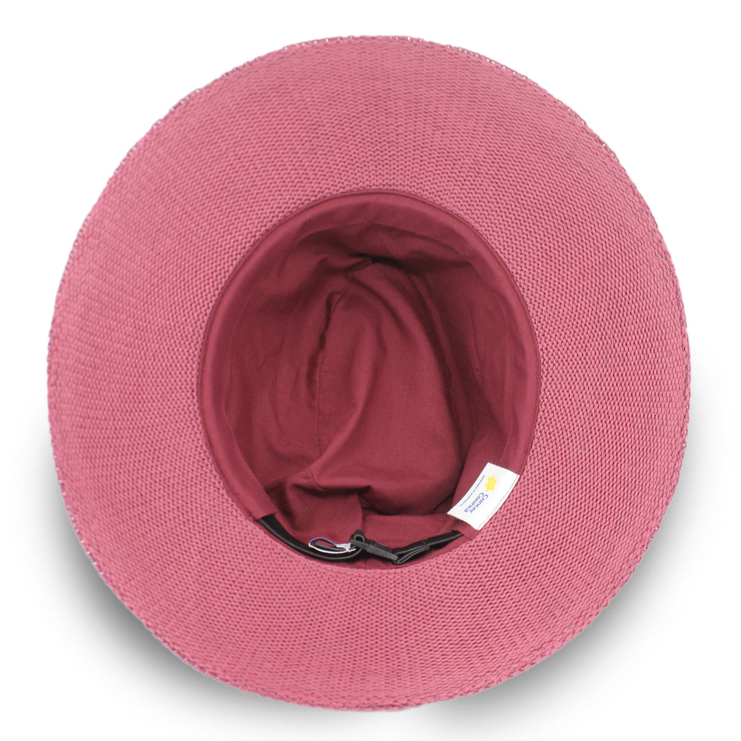 Cancer Council | Jacqui Mannish Hat - Under Brim | Magenta | UPF50+ Protection