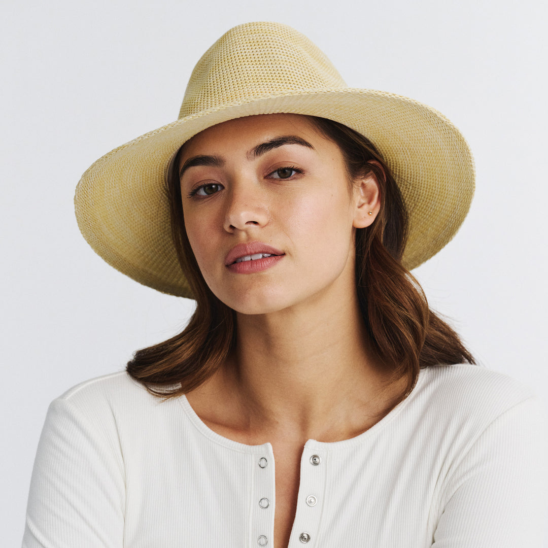 Cancer Council | Jacqui Mannish Hat - Lifestyle | Yellow | UPF50+ Protection