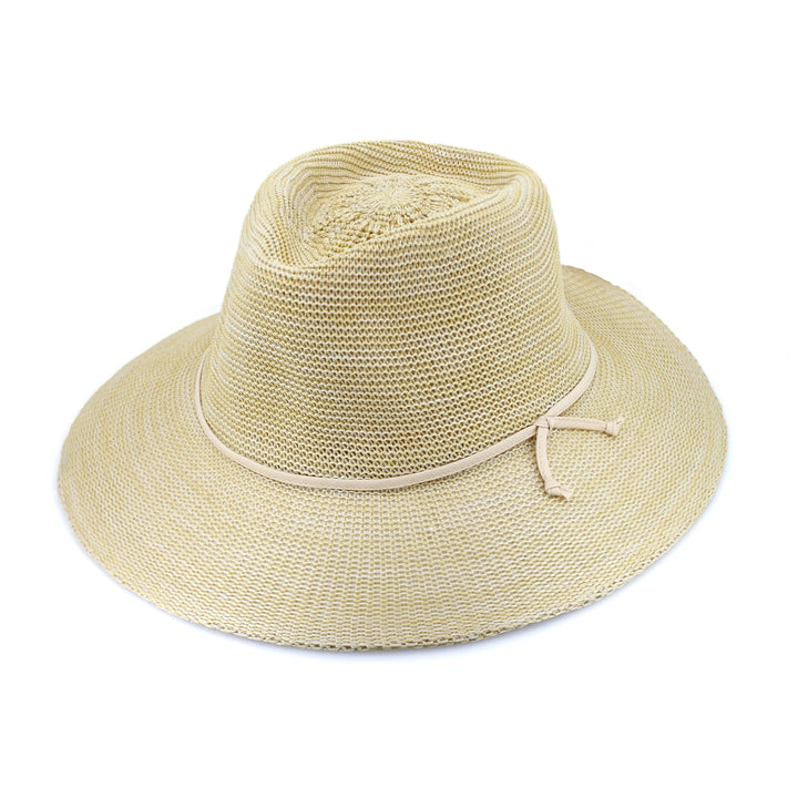 Cancer Council | Jacqui Mannish Hat - Angle | Yellow | UPF50+ Protection