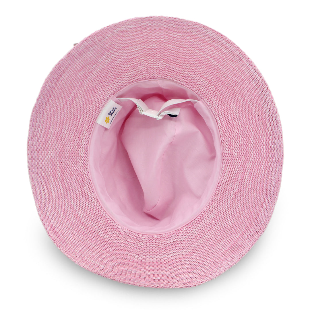 Cancer Council | Jacqui Mannish Hat - Under Brim | Candy Pink | UPF50+ Protection