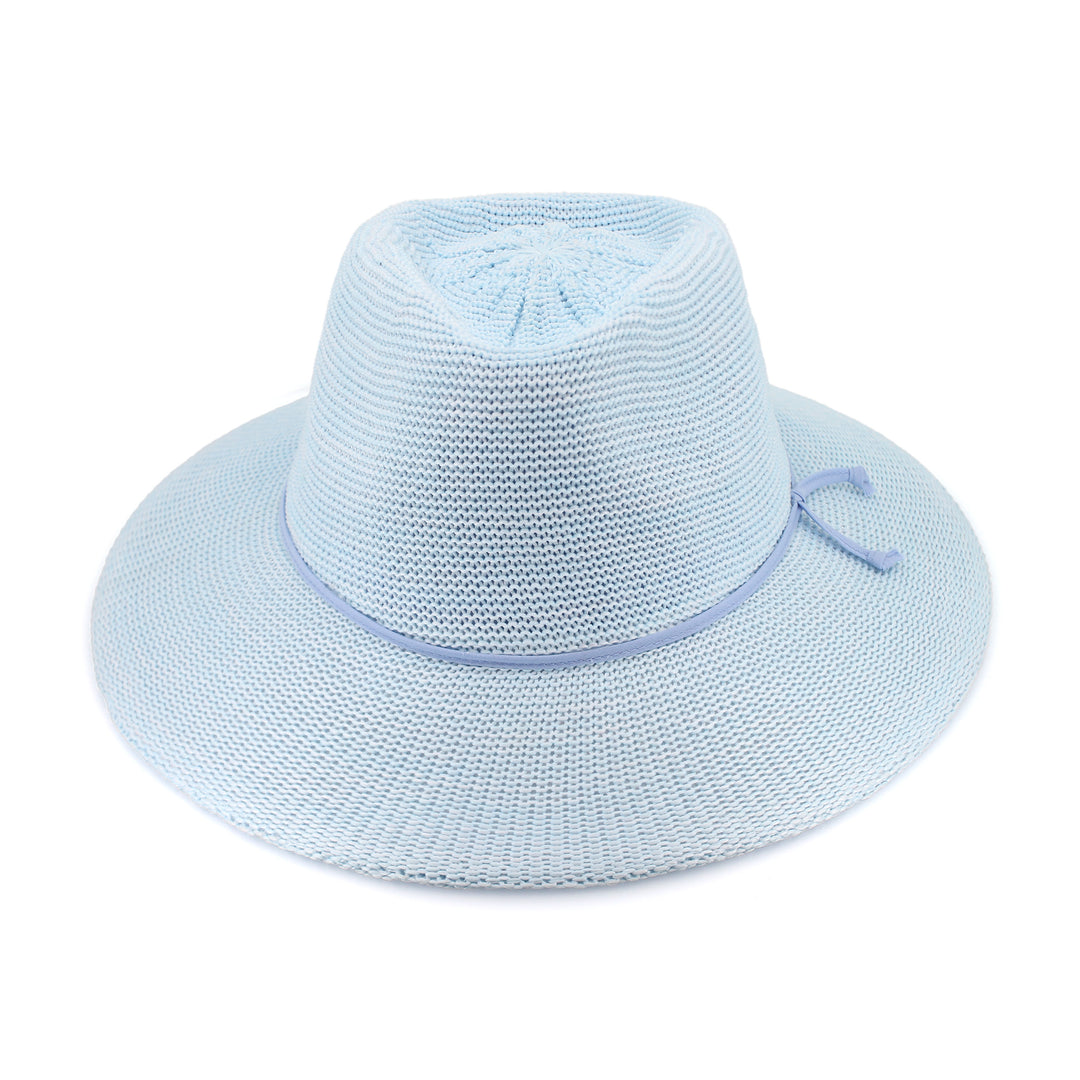 Cancer Council | Jacqui Mannish Hat - Front | Crystal Blue | UPF50+ Protection