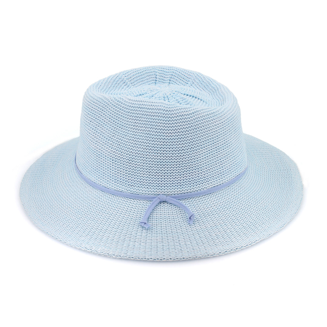 Cancer Council | Jacqui Mannish Hat - Side | Crystal Blue | UPF50+ Protection