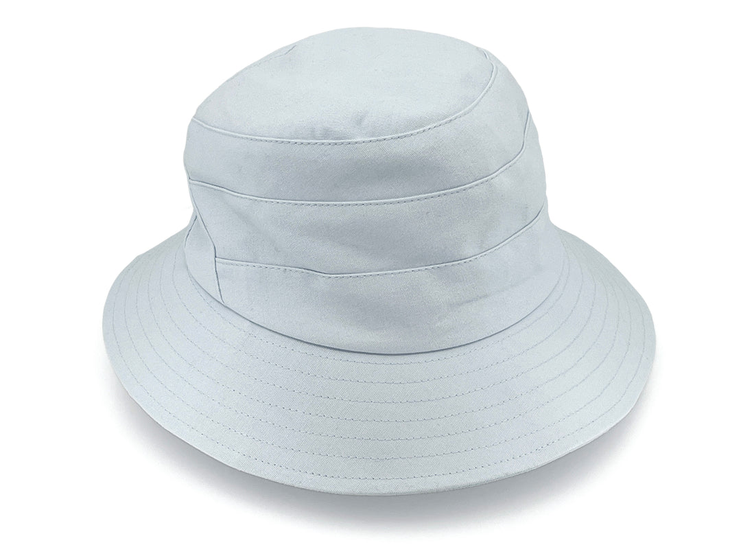 Cancer Council | Golf Bucket Hat - Angle | Light Blue | UPF50+ Protection