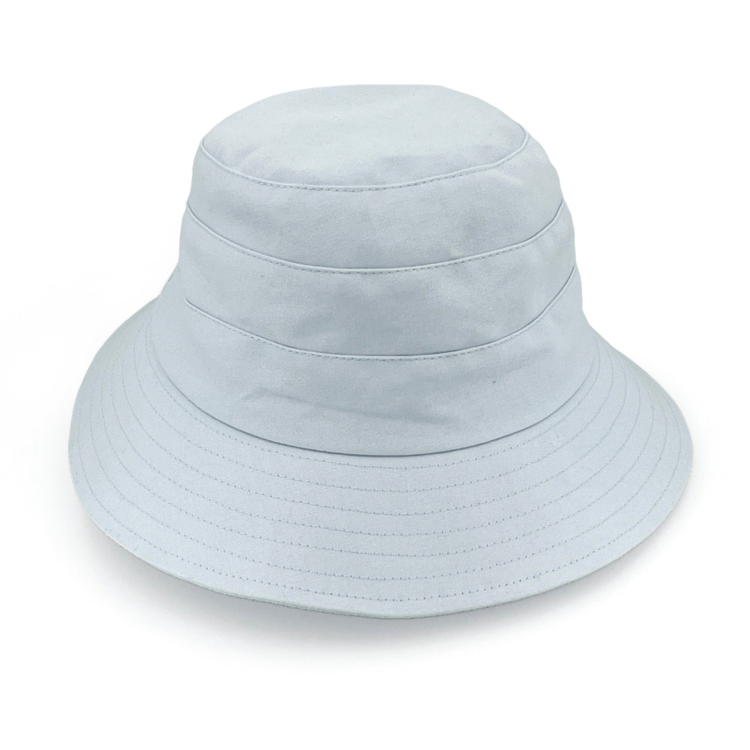 Cancer Council | Golf Bucket Hat - Front | Light Blue | UPF50+ Protection