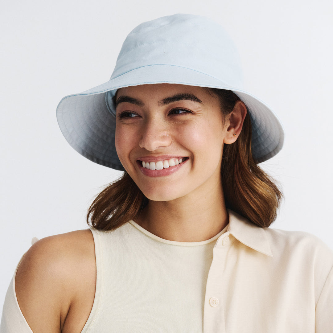 Cancer Council | Golf Bucket Hat - Lifestyle | Light Blue | UPF50+ Protection