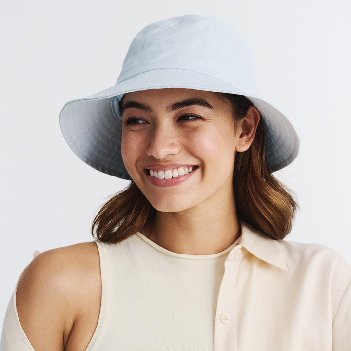 Cancer Council | Golf Bucket Hat - Lifestyle | Light Blue | UPF50+ Protection