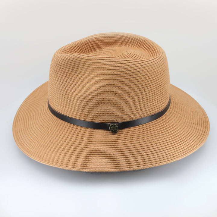 Cancer Council | Darby Fedora Hat - Side | Sahara | UPF50+ Protection