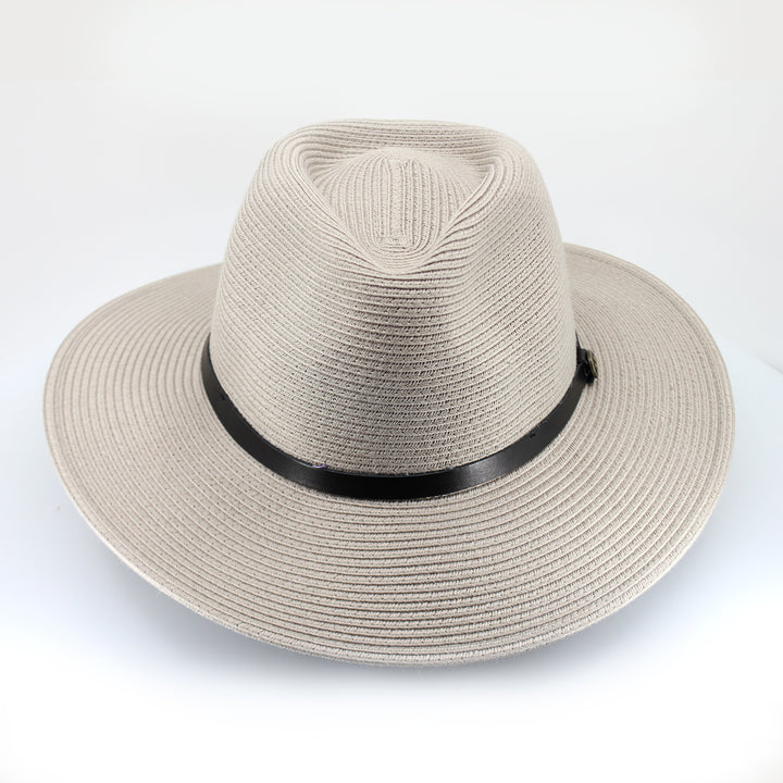 Cancer Council | Darby Fedora Hat - Front | Stone | UPF50+ Protection