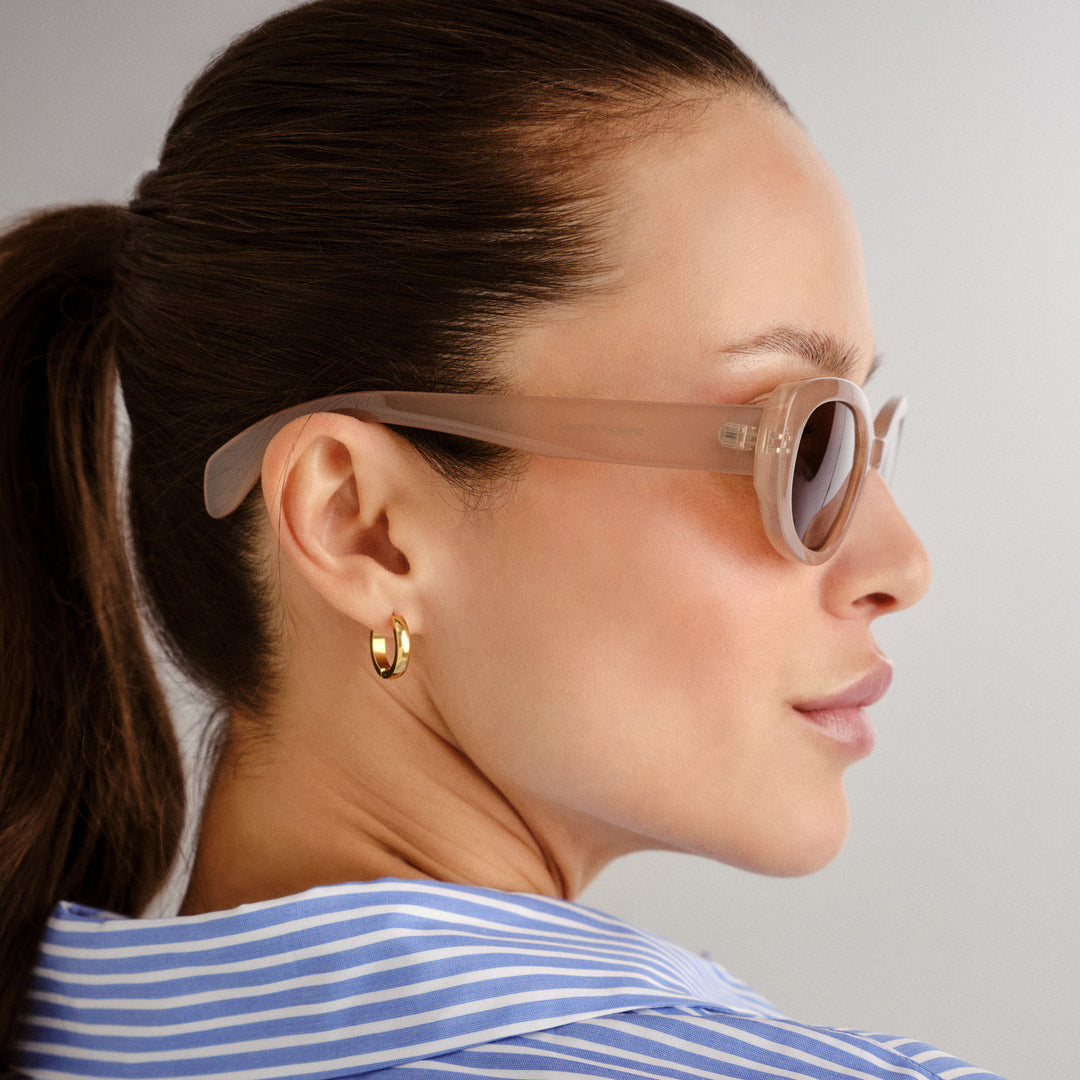 Cancer Council | Spencer Sunglasses | Oatmeal | Side