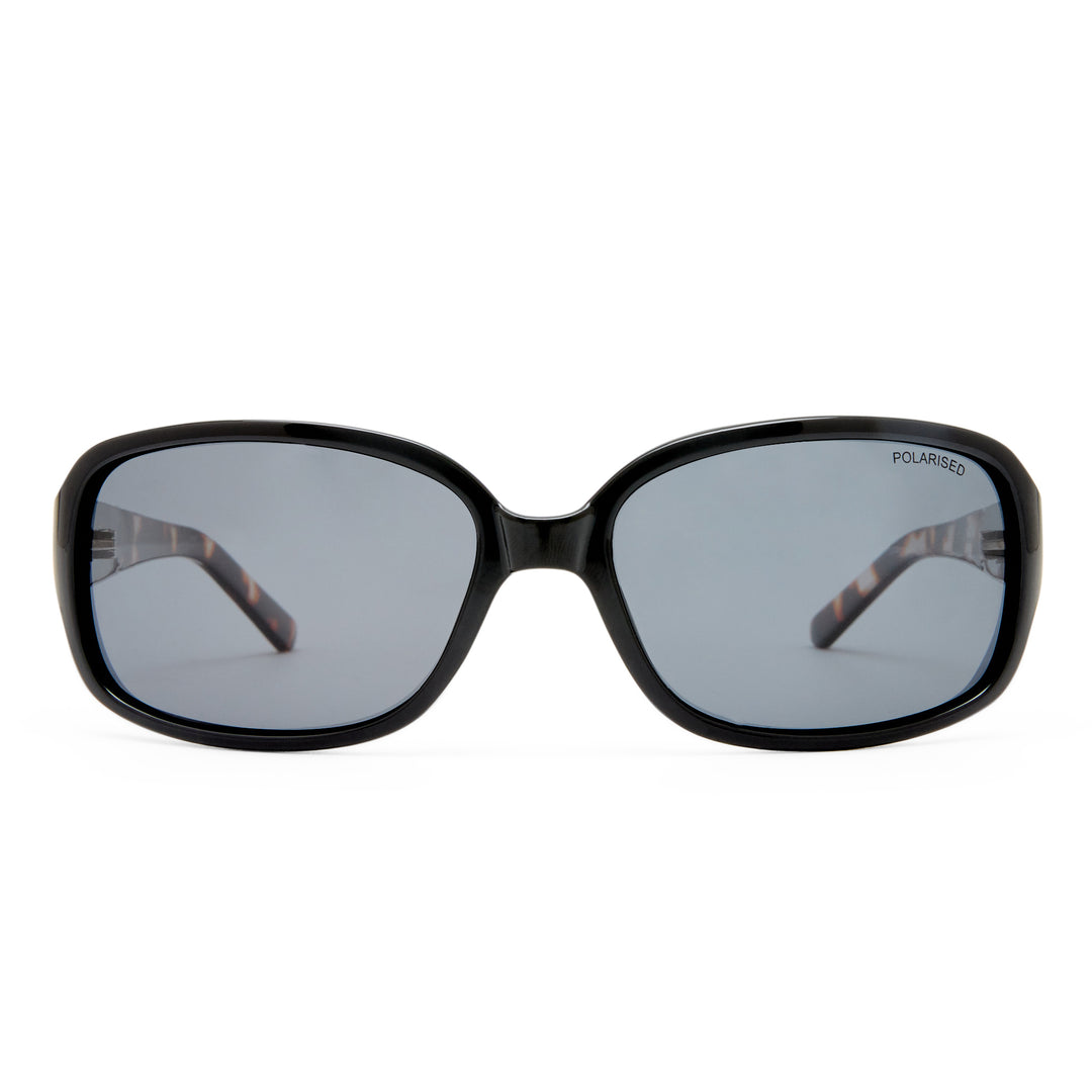 Cancer Council | Mcpherson Sunglasses | Black/Tort | Front