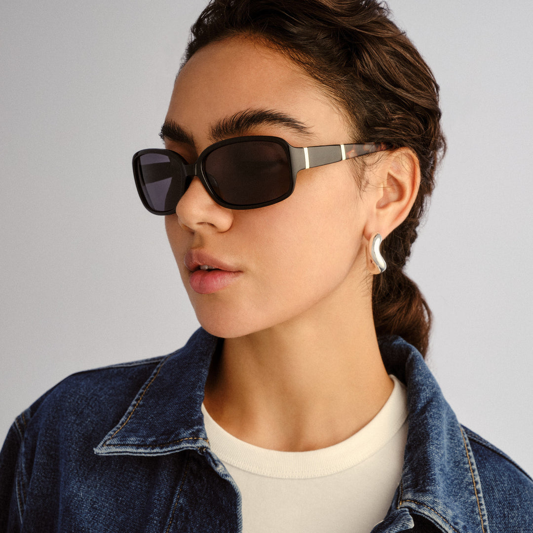Cancer Council | Mcpherson Sunglasses | Black/Tort | Side