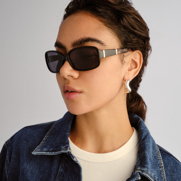 Cancer Council | Mcpherson Sunglasses | Black/Tort | Side
