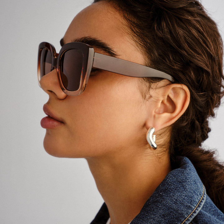 Cancer Council | Minto Sunglasses | Chocolate | Side