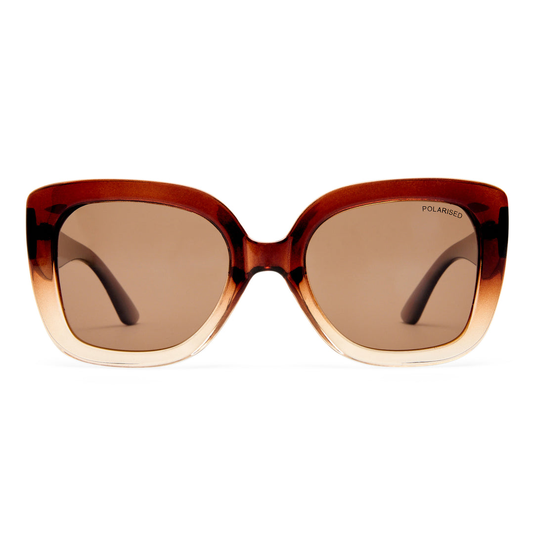 Cancer Council | Minto Sunglasses | Chocolate | Front