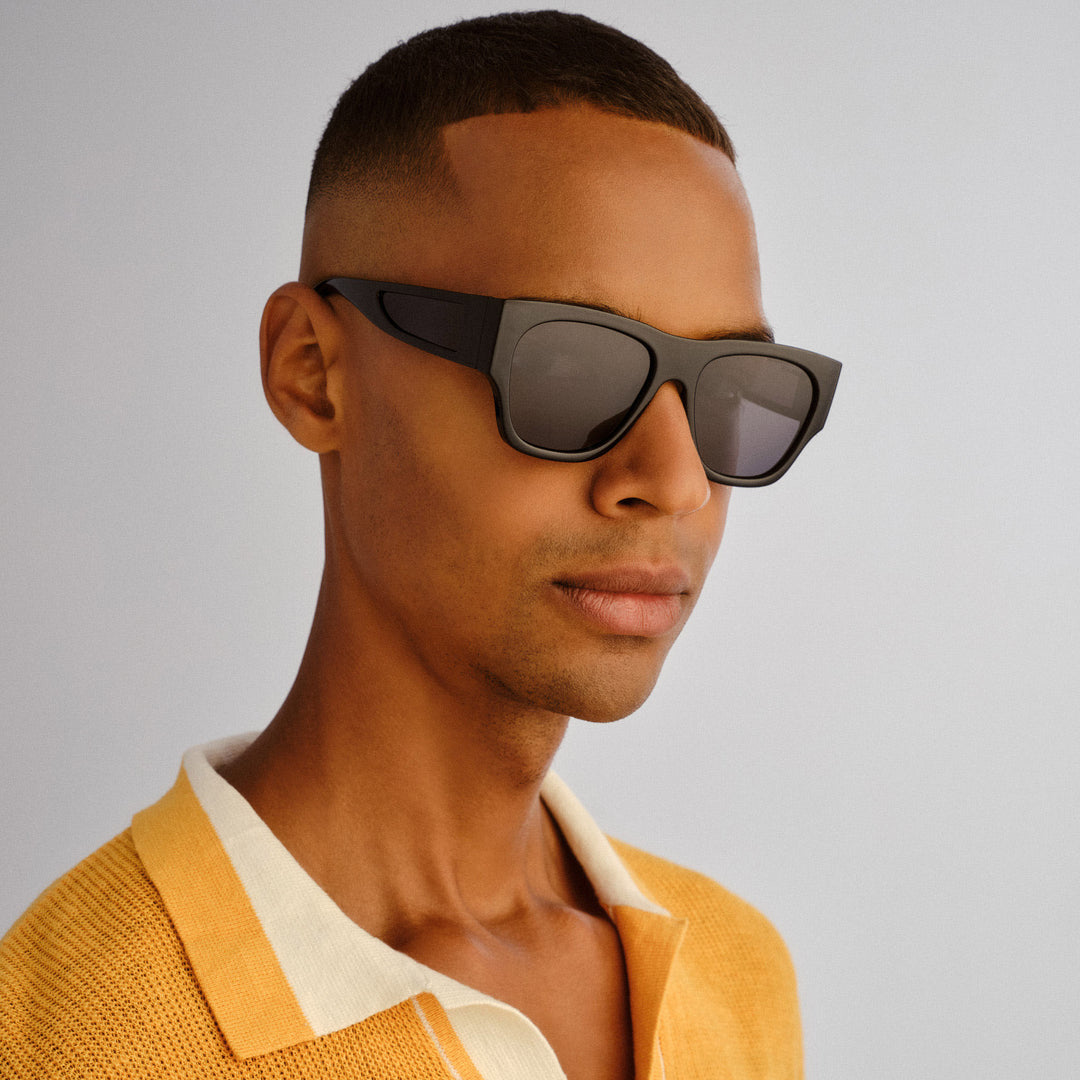 Cancer Council | Originals - Dunolly Sunglasses | Black | Angle Male