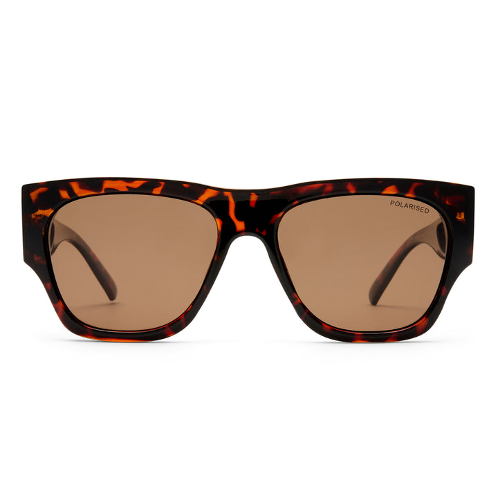 Cancer Council | Originals - Dunolly Sunglasses | ShinyDark Tort | Front