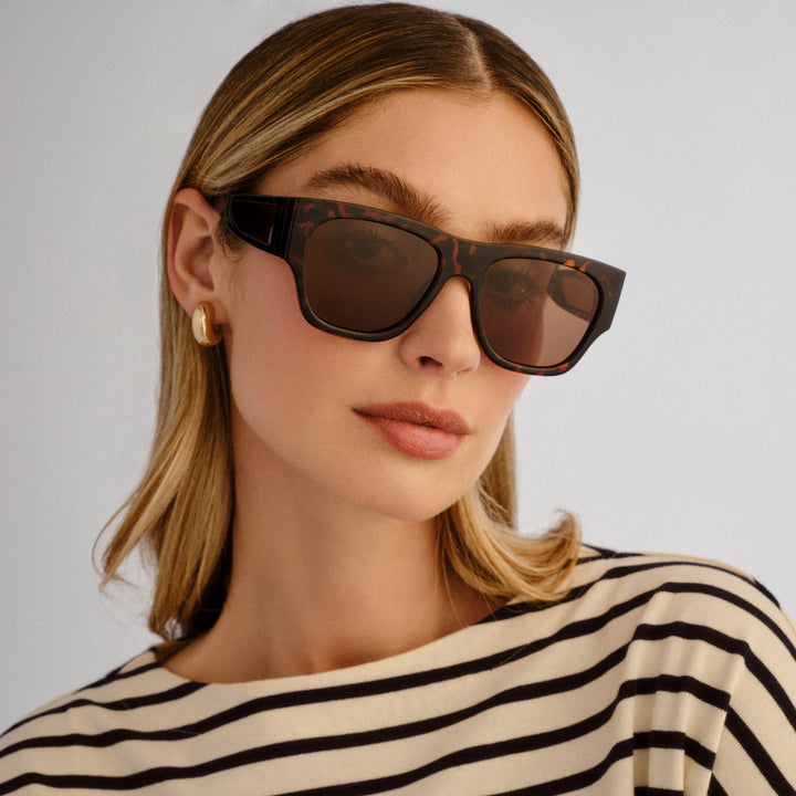 Cancer Council | Originals - Dunolly Sunglasses | Shiny Dark Tort | Lifestyle Female