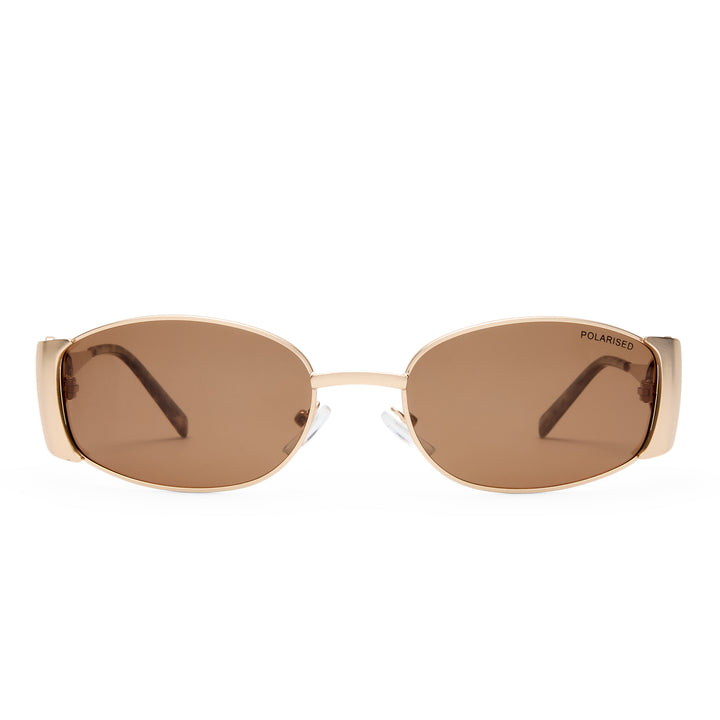 Cancer Council | Originals - Elaine Sunglasses | Matte Gold | Front