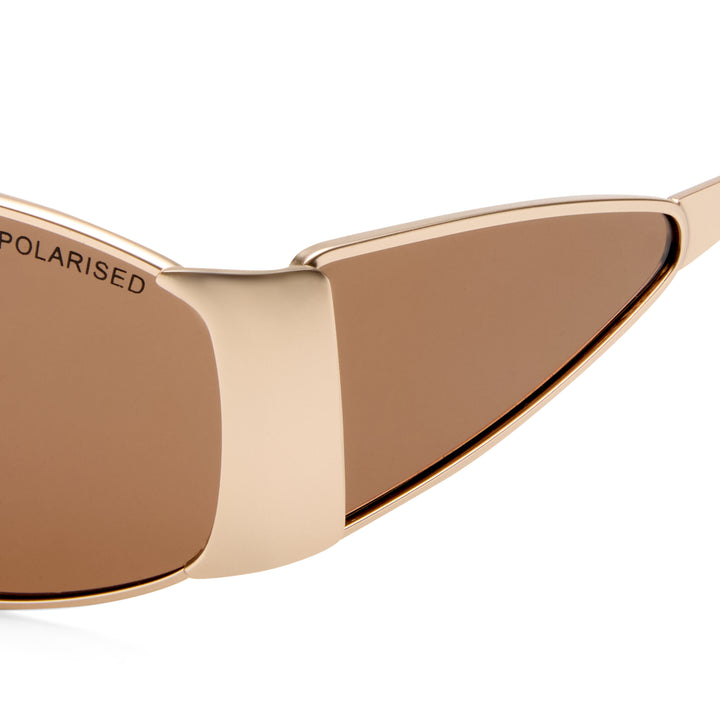 Cancer Council | Originals - Elaine Sunglasses | Matte Gold | Zoom