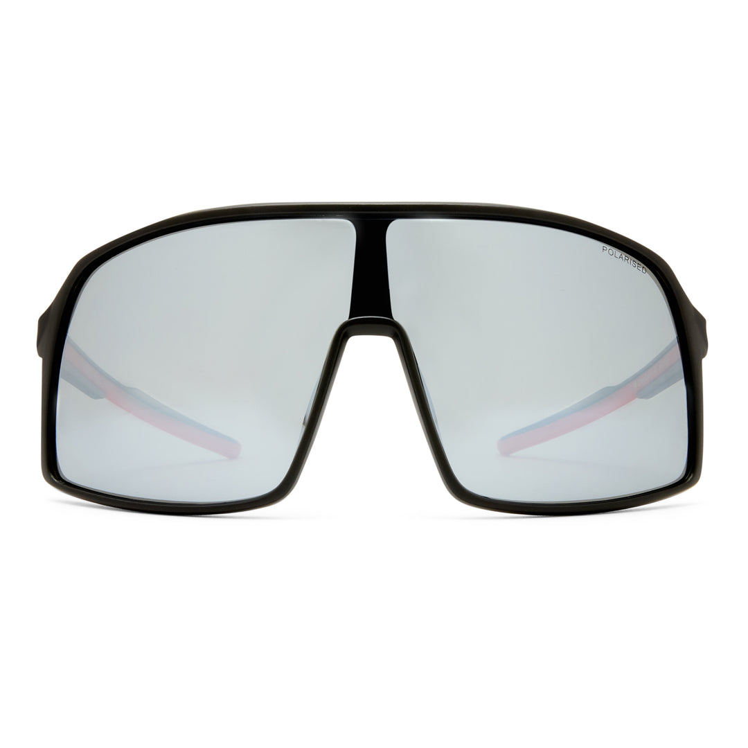 Cancer Council | Outfield Shield Sunglasses | Black/Red | Front