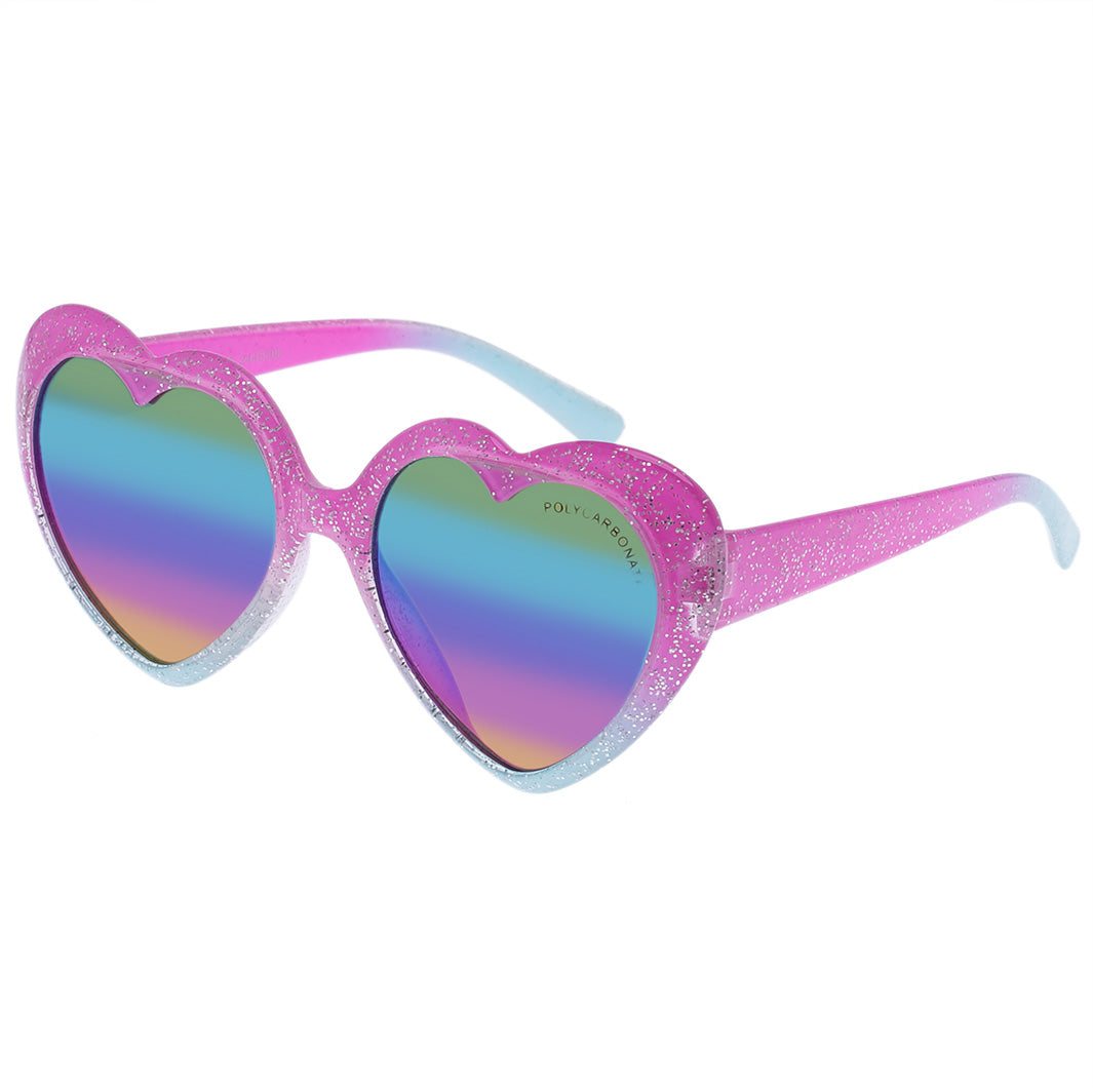 Cancer Council | Lovebird Sunglasses | Pink Sparkle | Angle